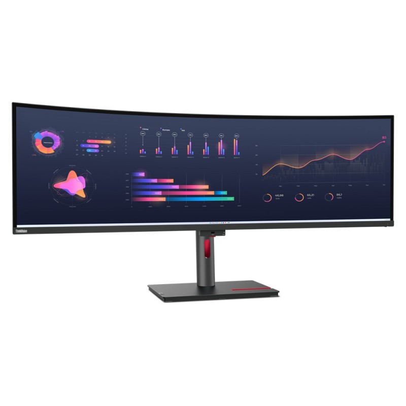 Lenovo ThinkVision P49w-30 124,5cm (49") DQHD 32:9 curved Monitor HDMI/DP/USB-C